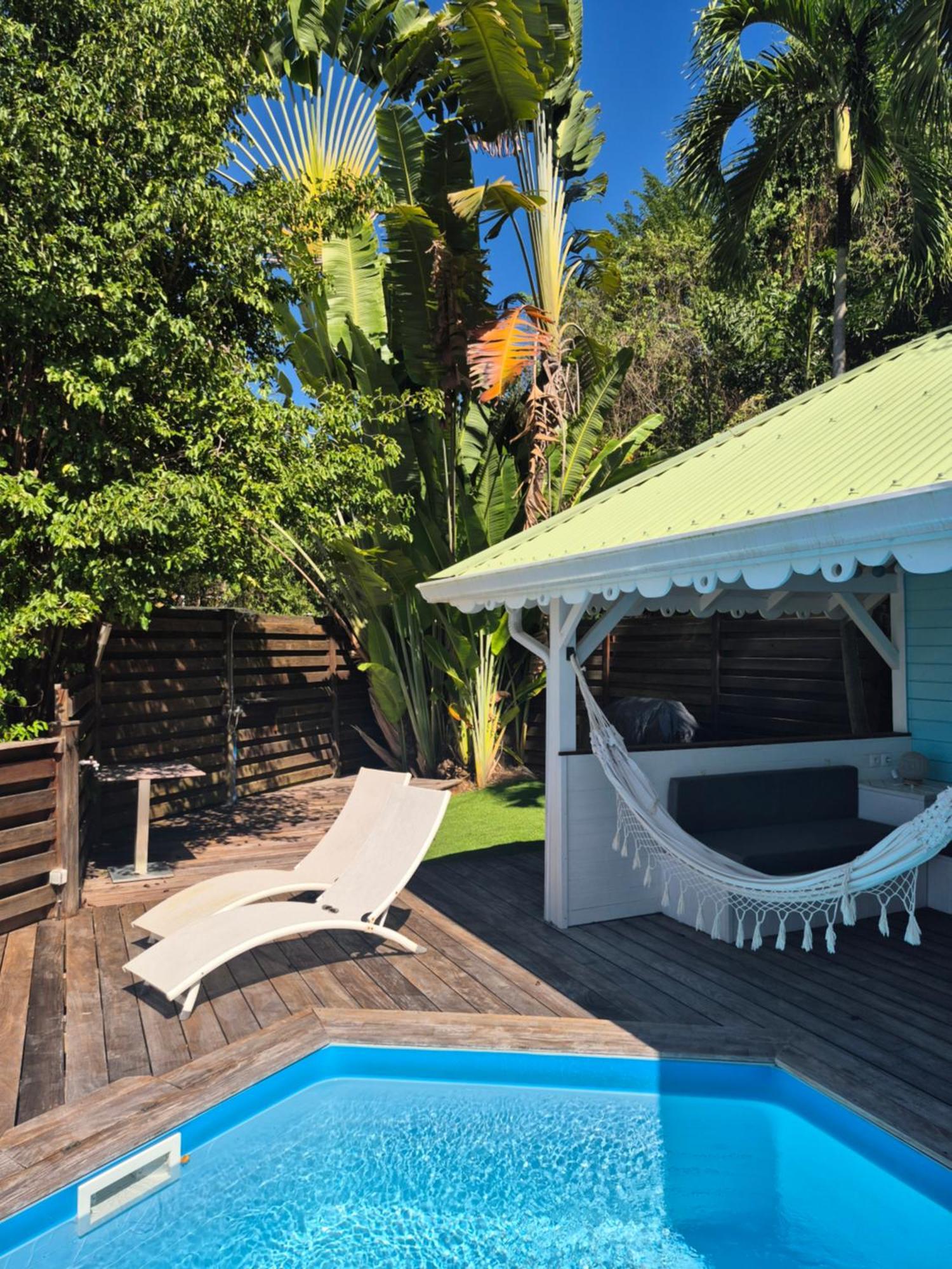 Villa Cannelle, Piscine, Vue Mer Deshaies Zewnętrze zdjęcie