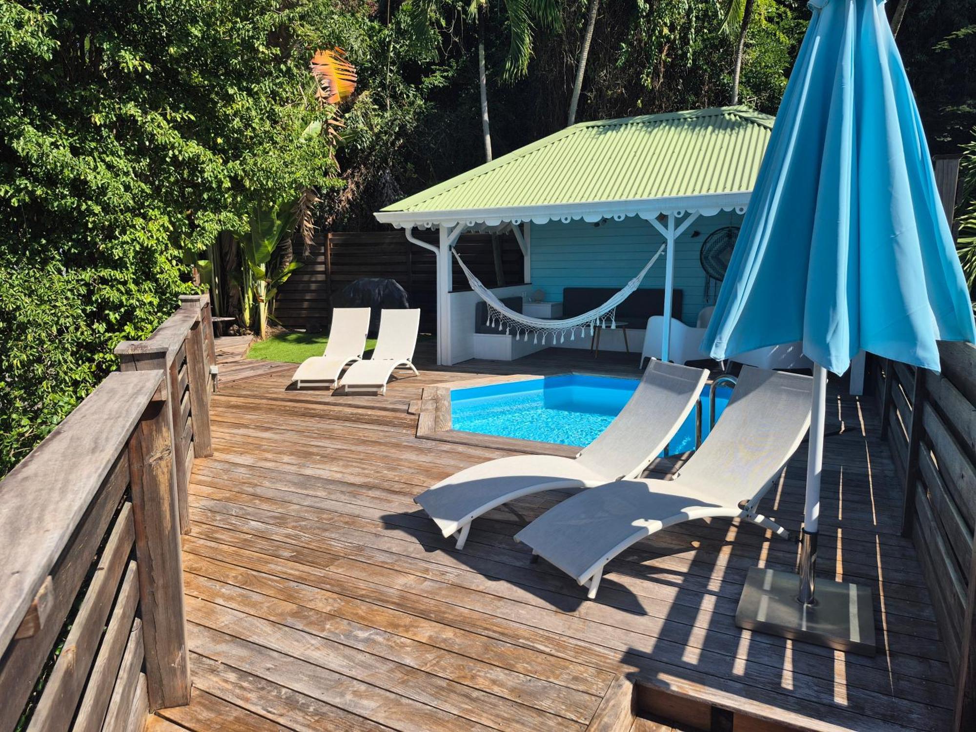 Villa Cannelle, Piscine, Vue Mer Deshaies Zewnętrze zdjęcie